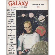 Galaxy . Galaxy Science Fiction Magazine November 1957